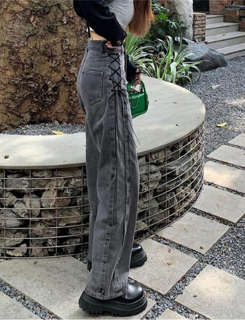 Women's Pants Black Hip Hop Tie Jeans Femme Autumn Women Straight Trousers Streetwear High Waist Ins Harajuku Gothic Trendy Female
Women's Pants Black Hip Hop Tie Jeans Femme Autumn Women Straight Trousers Streetwear High Waist Ins Harajuku Gothic Trendy Female