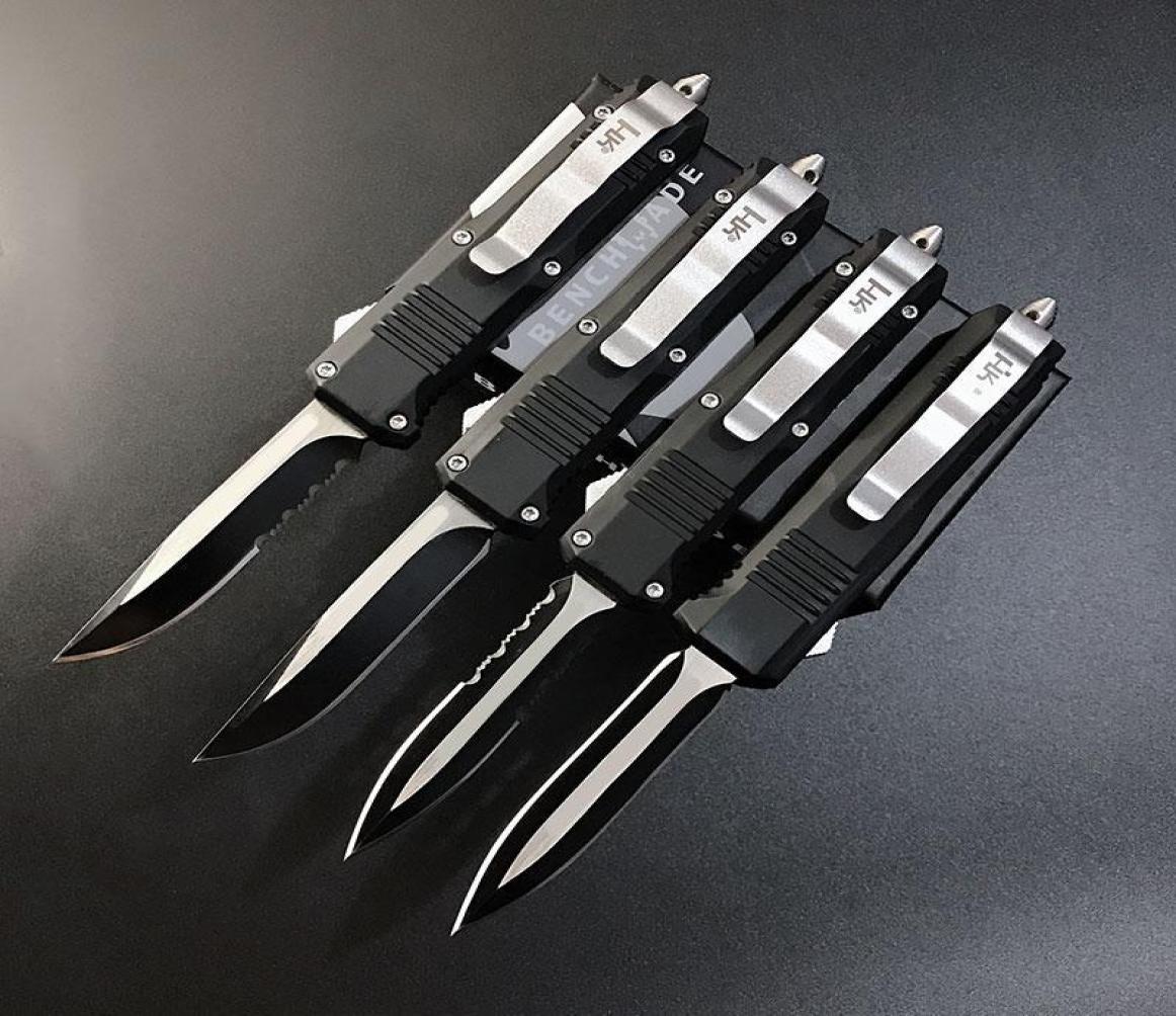 Benchmade C07 HK mini DA Double Action AUTO knives 440 stainless steel blade tactical knife Pocket knife with nylon sheath and re6072136
Benchmade C07 HK mini DA Double Action AUTO knives 440 stainless steel blade tactical knife Pocket knife with nylon sheath and re6072136