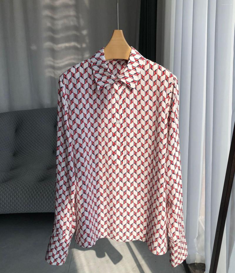 Women' Blouses 2023 Spring Europe Style Women' High Quality Brand Designer Print Silk Shirt Tops C948, Picture shown
Women' Blouses 2023 Spring Europe Style Women' High Quality Brand Designer Print Silk Shirt Tops C948, Picture shown