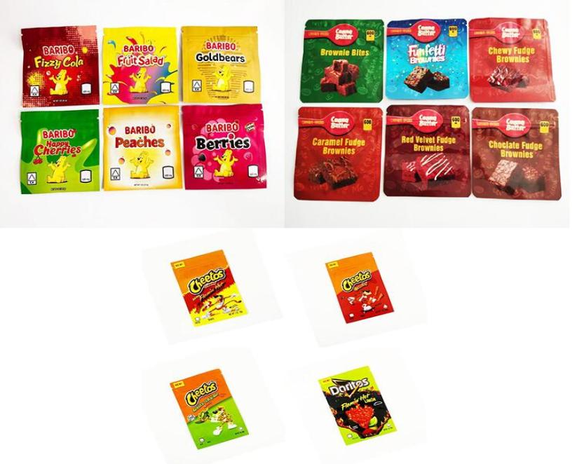 Infused 1OZ Baribo Edibles Packaging mylar bags 6 kinds 600mg Goldbears Fruit salad Smell proof packing resealable ziplock baggies5655970
Infused 1OZ Baribo Edibles Packaging mylar bags 6 kinds 600mg Goldbears Fruit salad Smell proof packing resealable ziplock baggies5655970