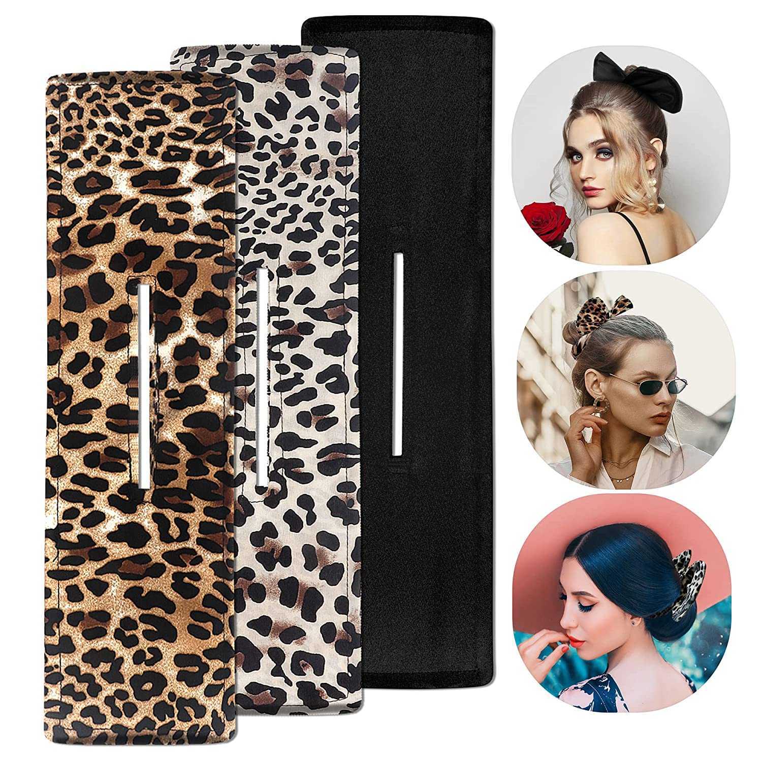 Other Style Leopard Pattern Cloth Magic Fashion Multicolor Deft Hair Bun Maker Hair Tool Accessories For Women Girls