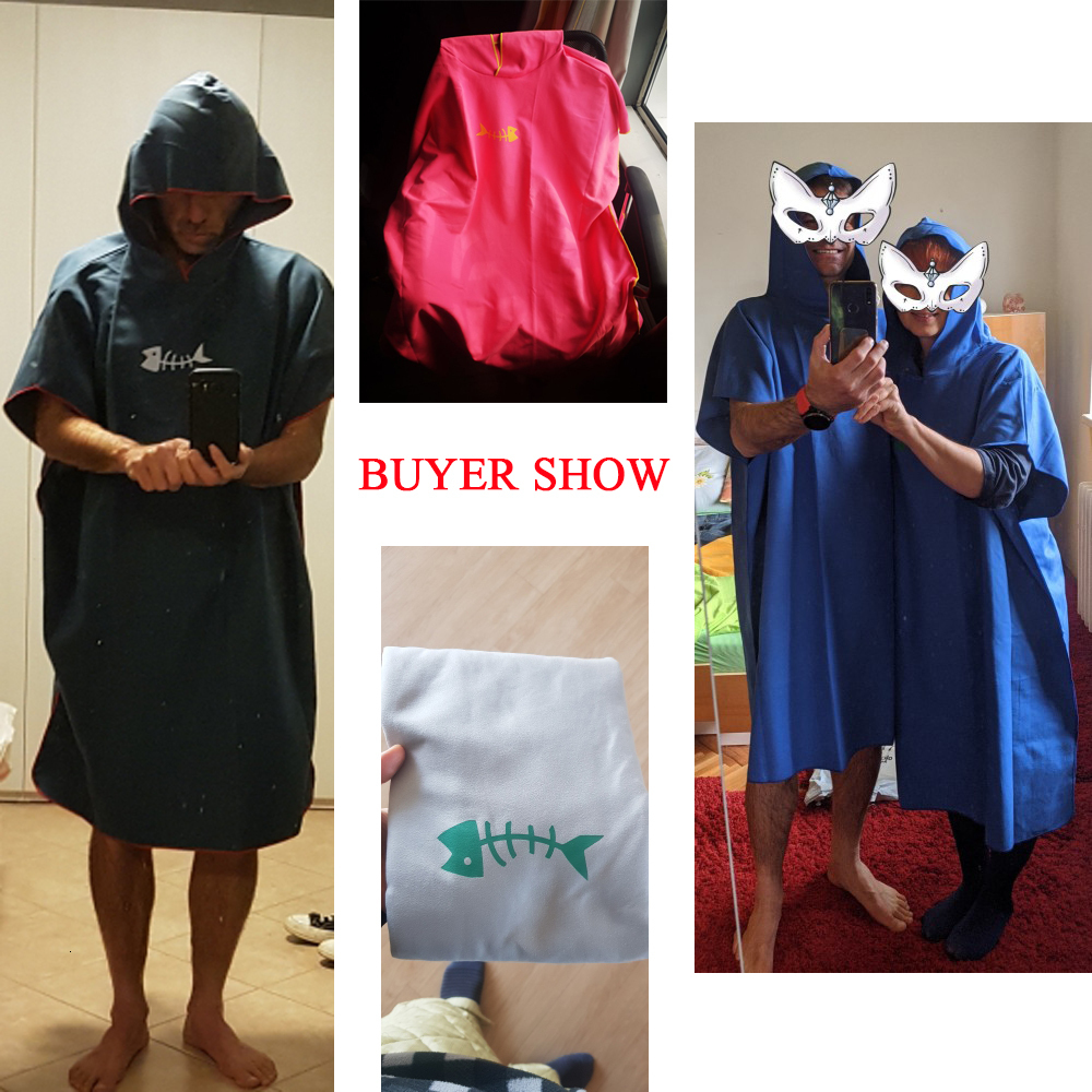 Beach Accessories Surf Poncho Changing Towel QuickDry Hooded Robe Microfiber Blanket Bath Swim Wetsuit for Adults 230605