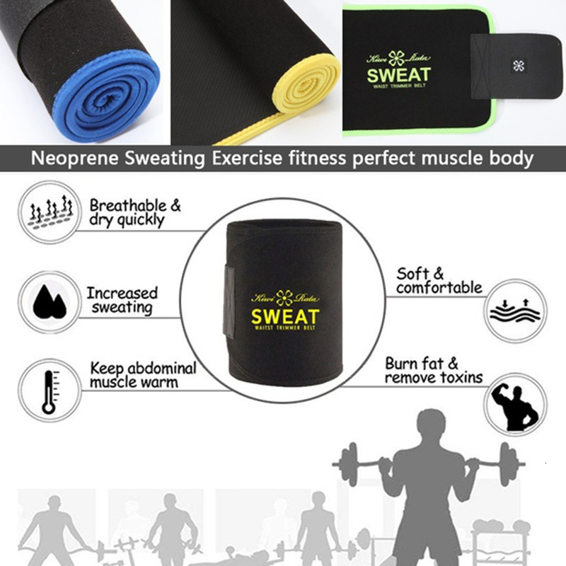 Men's Body Shapers Men Waist Trimmer Weight Loss Wrap Sweat Sauna Slim Belt for Men and Women Neoprene Belly Fat Slimming Stomach Back Support Ba