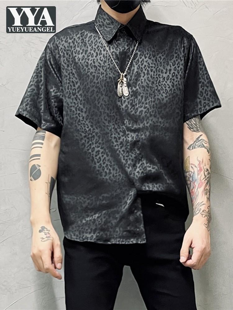 Men's Casual Shirts Fashion Mens Summer Leopard Printed Shirt Gothic Loose Fit Short Sleeve Tops Breathable Single Breasted Male Party, Black leopard
Men's Casual Shirts Fashion Mens Summer Leopard Printed Shirt Gothic Loose Fit Short Sleeve Tops Breathable Single Breasted Male Party, Black leopard
