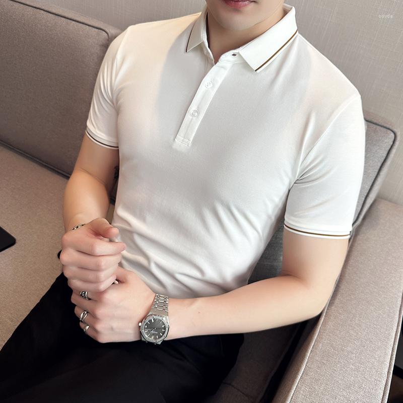 Men's Polos Plus Size 4XL-M Summer Solid Short Sleeve Polo Shirts For Men Clothing 2023 Business Formal Wear Slim Fit Office Tops&Tees, Black
Men's Polos Plus Size 4XL-M Summer Solid Short Sleeve Polo Shirts For Men Clothing 2023 Business Formal Wear Slim Fit Office Tops&Tees, Black