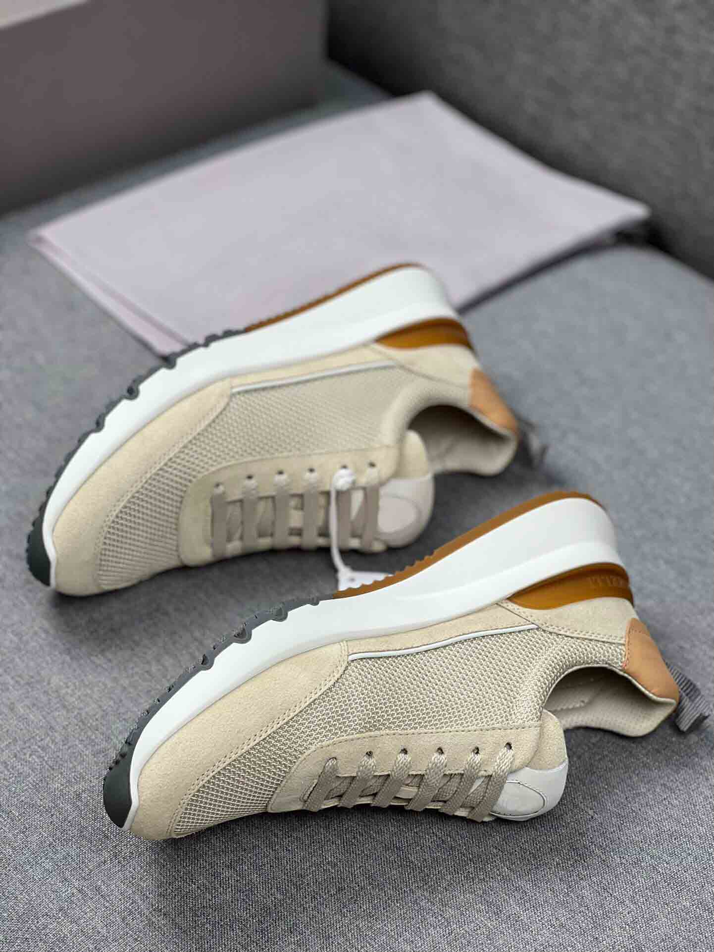 Luxury Men's casual shoes sneaker Urban Leather low-top sneakers genuine leathers rubber sole mesh light sports fashion trainers with box 38-44