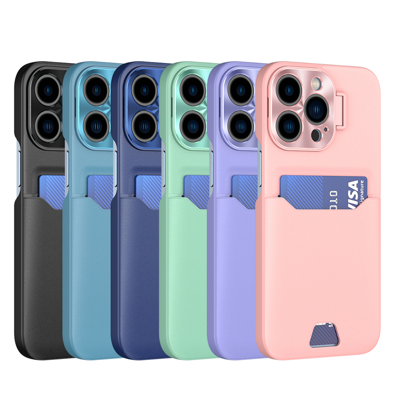 Luxury Leather Card Holder Slot Invisible Bracket Stand Phone Case For iPhone 14 13 12 Pro Max Mini Metal Lens Protective Cover
Luxury Leather Card Holder Slot Invisible Bracket Stand Phone Case For iPhone 14 13 12 Pro Max Mini Metal Lens Protective Cover