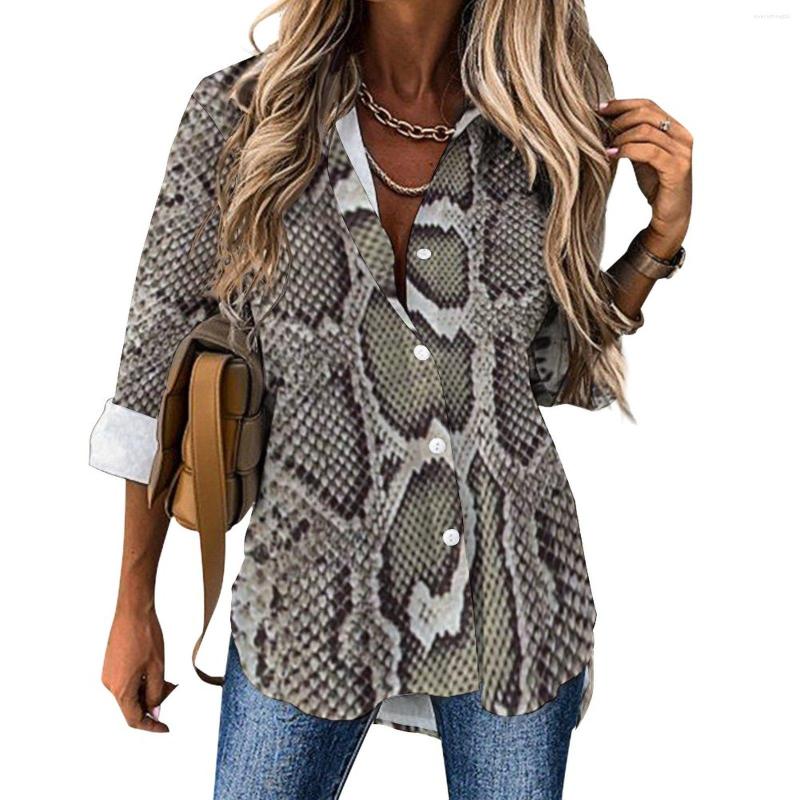 Women' Blouses Faux Boa Snakeskin Blouse Animal Skin Print Trendy Casual Woman Street Fashion Shirt Summer Long Sleeve Oversized Top, Style-4
Women' Blouses Faux Boa Snakeskin Blouse Animal Skin Print Trendy Casual Woman Street Fashion Shirt Summer Long Sleeve Oversized Top, Style-4