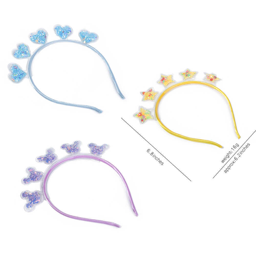 Other Transparent Headbands For Children Kids Girls Fashion Glitter Sequin Teeth Hairbands Bezel Hair Hoops Hair Accessories