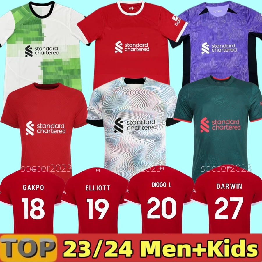 22 23 24 soccer jerseys GAKPO DARWIN 2023 2024 Mohamed Luis DIaz Alexander Arnold football kit tops shirts men kids uniform A.BECKER goalkeeper sets, 23 24 away adult
22 23 24 soccer jerseys GAKPO DARWIN 2023 2024 Mohamed Luis DIaz Alexander Arnold football kit tops shirts men kids uniform A.BECKER goalkeeper sets, 23 24 away adult