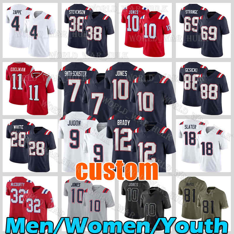 10 Mac Jones Football Jersey Bailey Zappe Matthew Judon Mike Gesicki JuJu Smith-Schuster Tom Brady Rhamondre Stevenson New Englands Patriots Cole Strange Randy Moss, Youth new jersey(agz)
10 Mac Jones Football Jersey Bailey Zappe Matthew Judon Mike Gesicki JuJu Smith-Schuster Tom Brady Rhamondre Stevenson New Englands Patriots Cole Strange Randy Moss, Youth new jersey(agz)