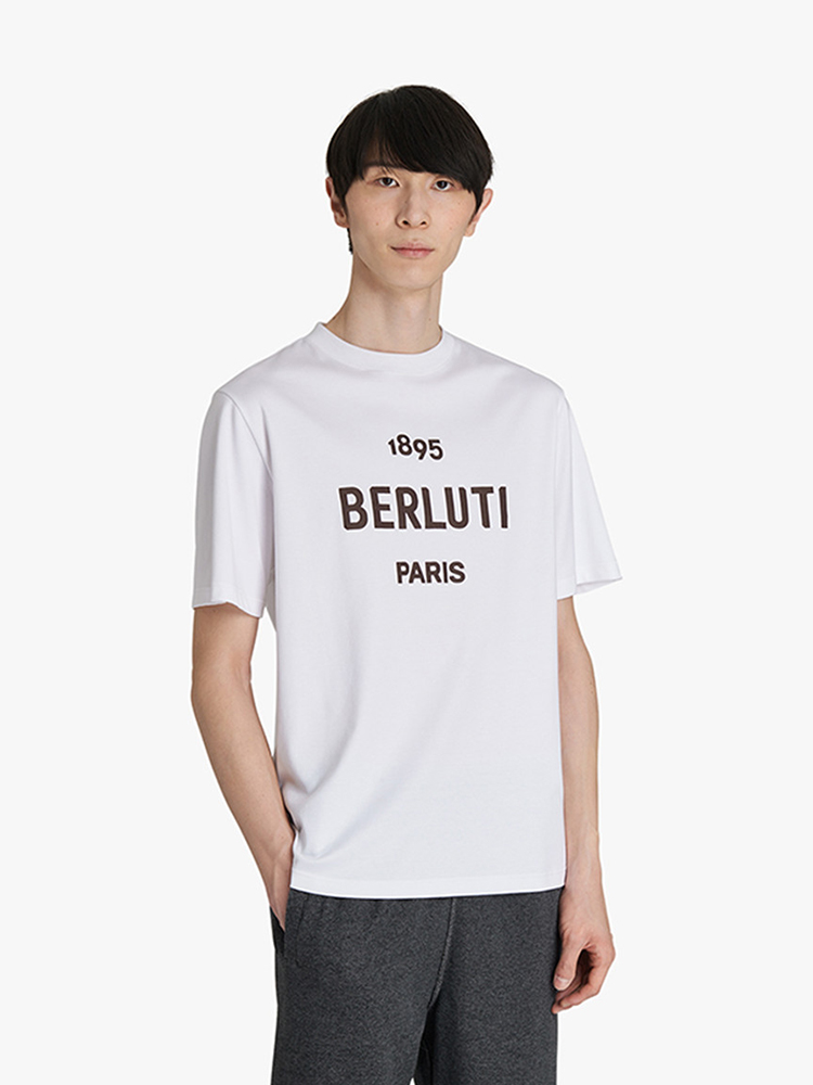 Mens t shirts berluti Summer Short Sleeve Brown Letter Printing Cotton T-shirt plus size, White
Mens t shirts berluti Summer Short Sleeve Brown Letter Printing Cotton T-shirt plus size, White