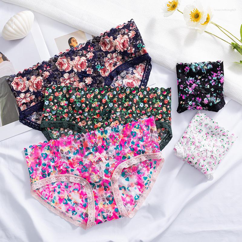 Women' Panties Breathable Thin Lingerie Lace Flower Printed Calcinha Transparente See Through Panty Sexy Cute Underwear Boxers For Women, White
Women' Panties Breathable Thin Lingerie Lace Flower Printed Calcinha Transparente See Through Panty Sexy Cute Underwear Boxers For Women, White