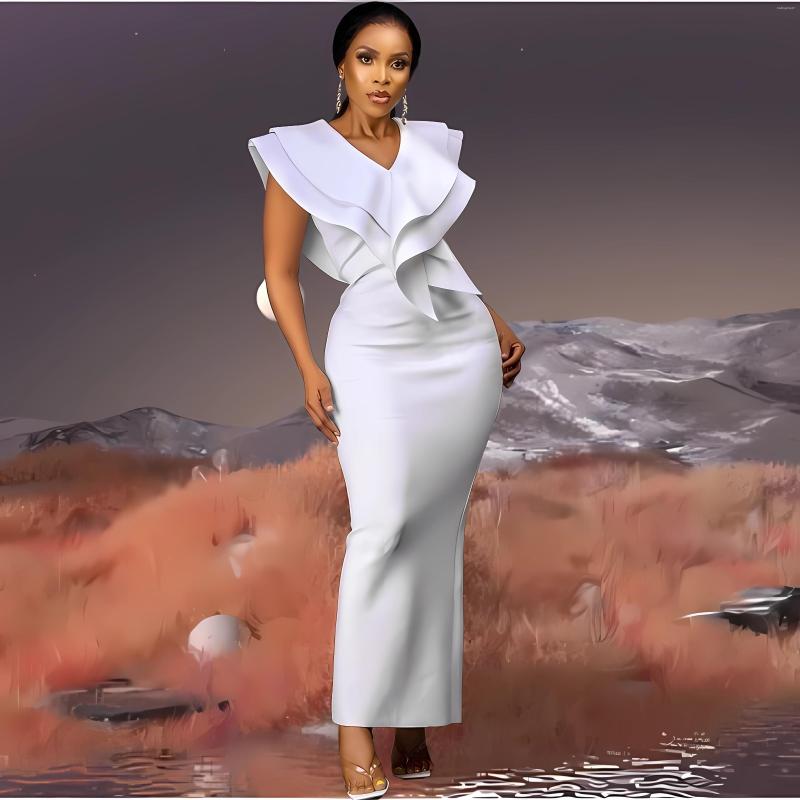 Casual Dresses Sexy V Neck Sleeveless Backless Bodycon Dress Evening Party Women Elegant Patchwork Ruffles Package Hip White 2023, White dress
Casual Dresses Sexy V Neck Sleeveless Backless Bodycon Dress Evening Party Women Elegant Patchwork Ruffles Package Hip White 2023, White dress