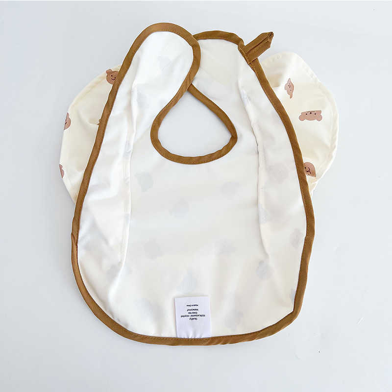 Bibs Cloths Baby INS Nordic style angel feeding bag Burp girl boy baby meal waterproof and easy to clean cute elephant bib soft