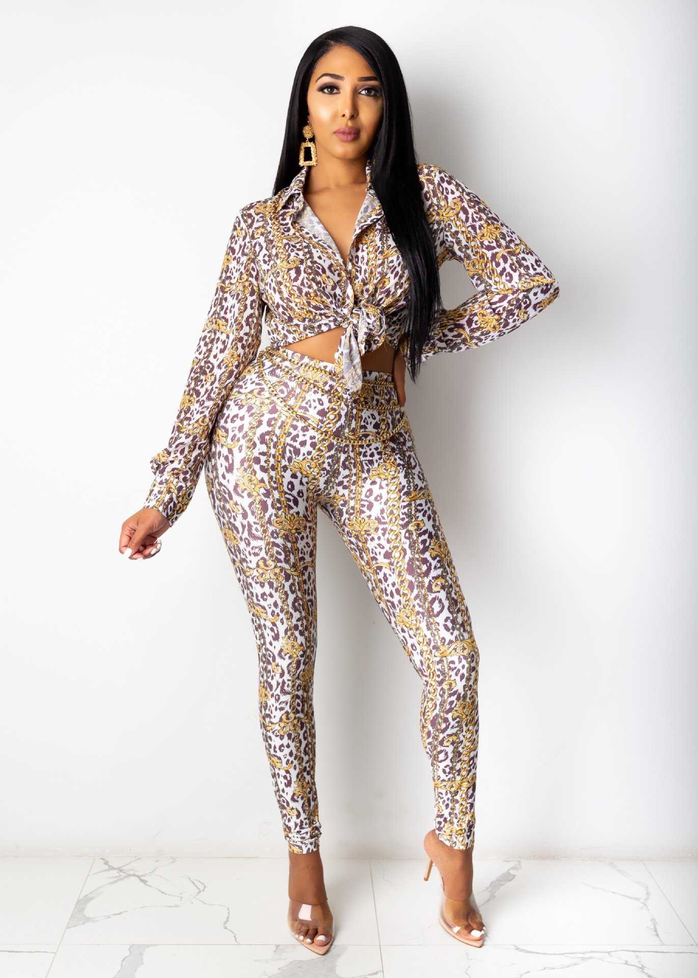 Women Designers tracksuits Clothes 2023 Spring and summer New brand Sports Fashion Digital Printing Two Piece Set