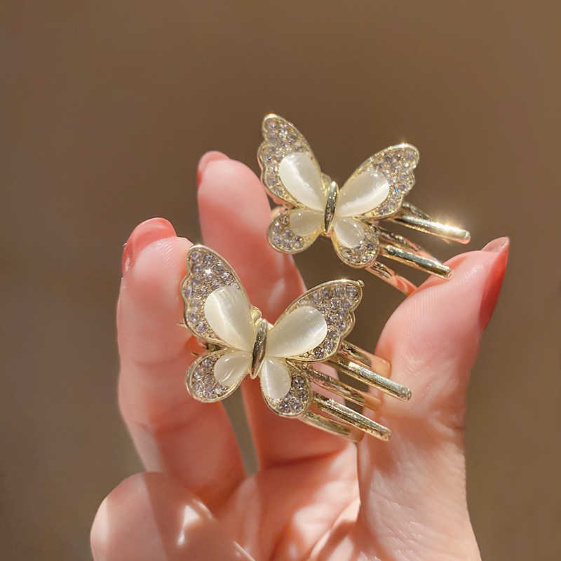 Other Mini Butterfly Hair Clips Cute Hair Women Elegant Metal Flower Hairpin Barrettes Accessories