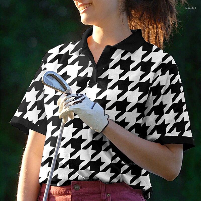 Women's Polos Women Polo T-Shirt 3d Thousand Bird Checker Print Elegant Golf Shirt Tennis Short Sleeve Casual Y2k Top Fashion Sportswear, S01-hz00104
Women's Polos Women Polo T-Shirt 3d Thousand Bird Checker Print Elegant Golf Shirt Tennis Short Sleeve Casual Y2k Top Fashion Sportswear, S01-hz00104