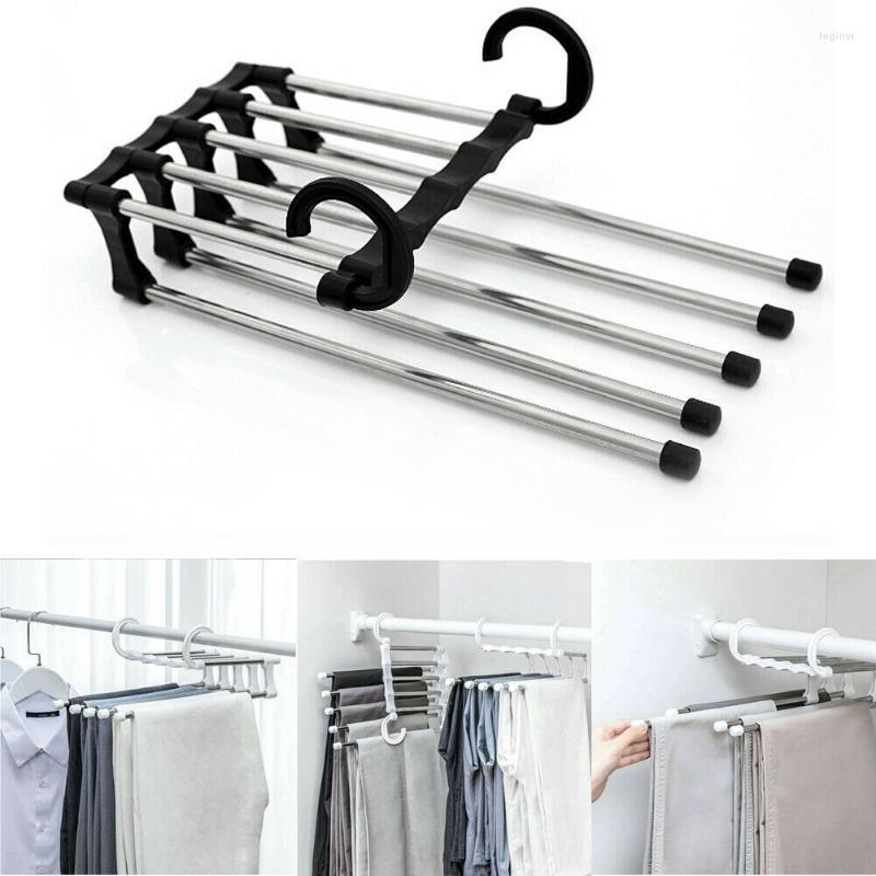 Hangers Stainless Steel Hanger Multi-functional 5-in-1 Pant Frame Adjustable Three-dimension
Hangers Stainless Steel Hanger Multi-functional 5-in-1 Pant Frame Adjustable Three-dimension