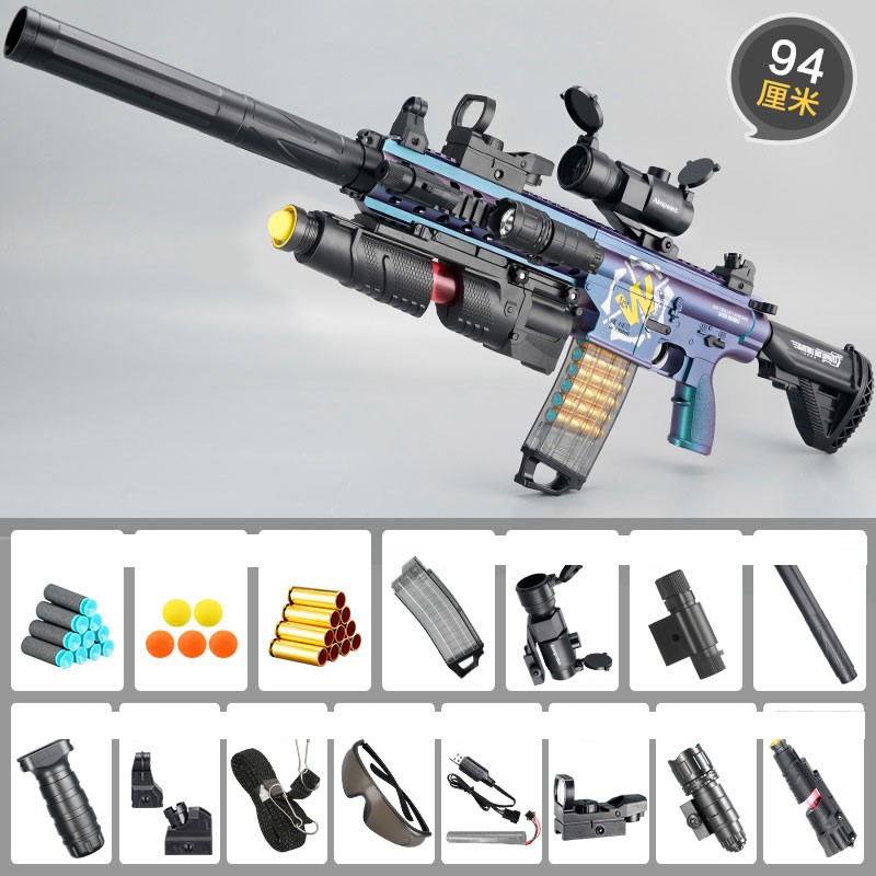 Airsoft Rifle M416 Toy Guns Blaster Electric Automatic Sniper Armas With Grenade For Adults Boys Birthday Gifts