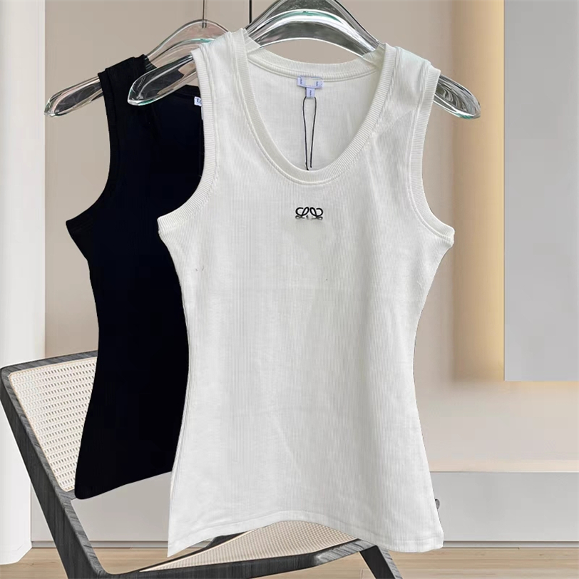 Women designer tank top LOWE clothes knits Top Designer Embroidery Knitted Vest Sleeveless Breathable Knitted Womens Sport Tops Cotton
Women designer tank top LOWE clothes knits Top Designer Embroidery Knitted Vest Sleeveless Breathable Knitted Womens Sport Tops Cotton