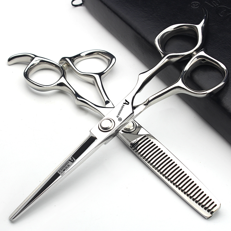Scissors Shears Professional Hairdressing Scissors 6.5677.5 Inch Salon Scissors Sets Barber Cutting Scissors Thin Hairdressers Tools Shears 230605