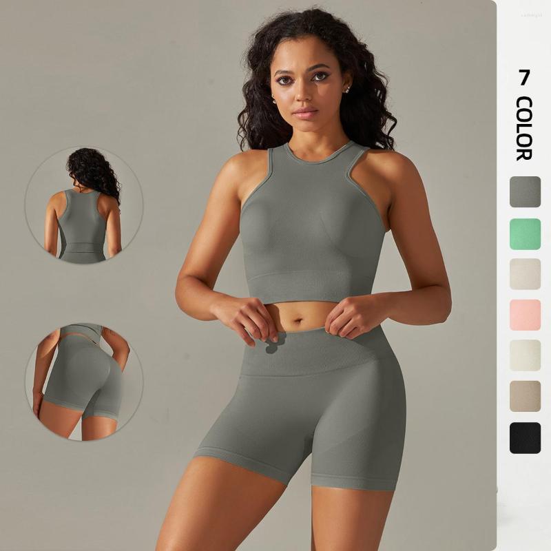 Active Sets HILADIES Seamless Gym Set For Women Tank Top Shorts 2 Piece Yoga Sportswear Tights Bra Sports Running Fitness Suit Female, Dark grey
Active Sets HILADIES Seamless Gym Set For Women Tank Top Shorts 2 Piece Yoga Sportswear Tights Bra Sports Running Fitness Suit Female, Dark grey