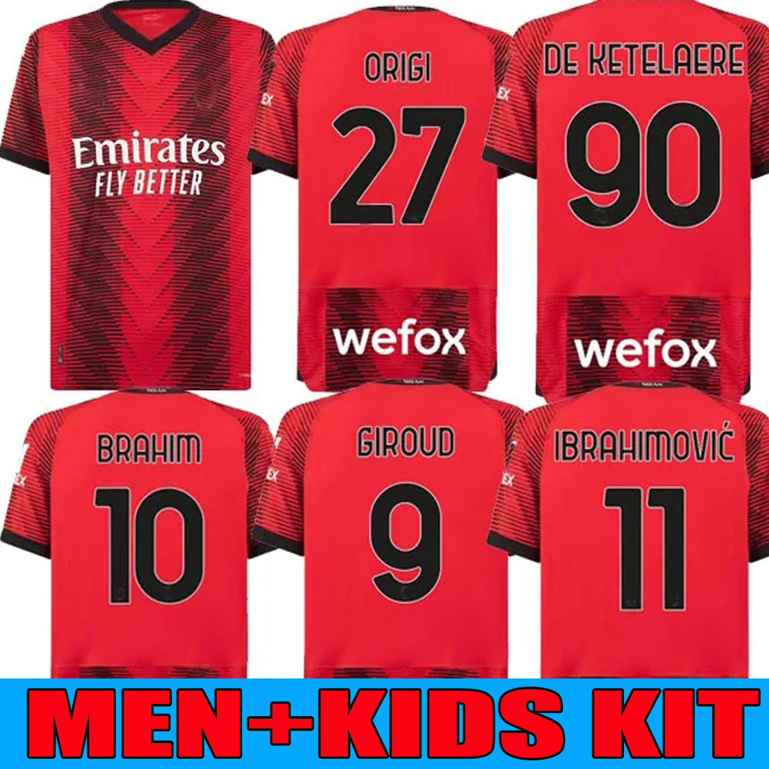 AC MilAns Soccer Jerseys Maglia Kid Kit 23/24 Home Football Shirt 2023 2024 MiLAno Maglie da Calcio Training Away 3rd 4th Fans Player Version IBRAHIMOVIC GIROUD BRAHIM, 22 23 away
AC MilAns Soccer Jerseys Maglia Kid Kit 23/24 Home Football Shirt 2023 2024 MiLAno Maglie da Calcio Training Away 3rd 4th Fans Player Version IBRAHIMOVIC GIROUD BRAHIM, 22 23 away