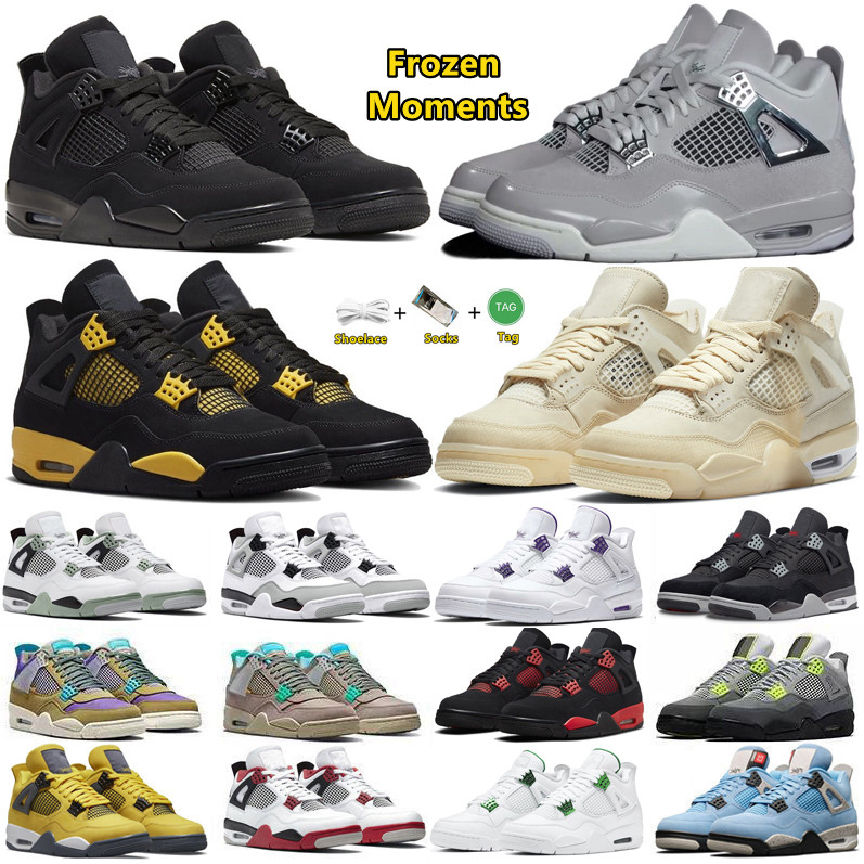 4 4s Mens Basketball Shoes Frozen Moments Pine Green Military Blue Black Cat Seafoam Thunder Sail University Blue Red Cement Men Women Trainers Sports Sneakers 36-47, Color#49
4 4s Mens Basketball Shoes Frozen Moments Pine Green Military Blue Black Cat Seafoam Thunder Sail University Blue Red Cement Men Women Trainers Sports Sneakers 36-47, Color#49