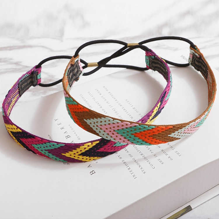 Other Colorful Braided Headbands Bandanas Hairband For Girls Summer Beach Party Hair Accessories