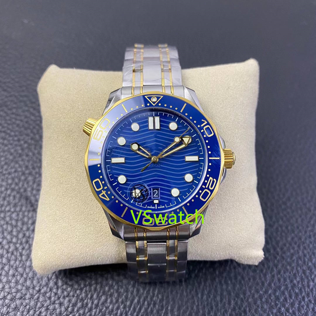 VSF Men's watch 8800 Mechanical movement One way rotating ceramic bezel Size 42MM Fine steel watch band Sapphire crystal glass Super luminous waterproof, As shown
VSF Men's watch 8800 Mechanical movement One way rotating ceramic bezel Size 42MM Fine steel watch band Sapphire crystal glass Super luminous waterproof, As shown