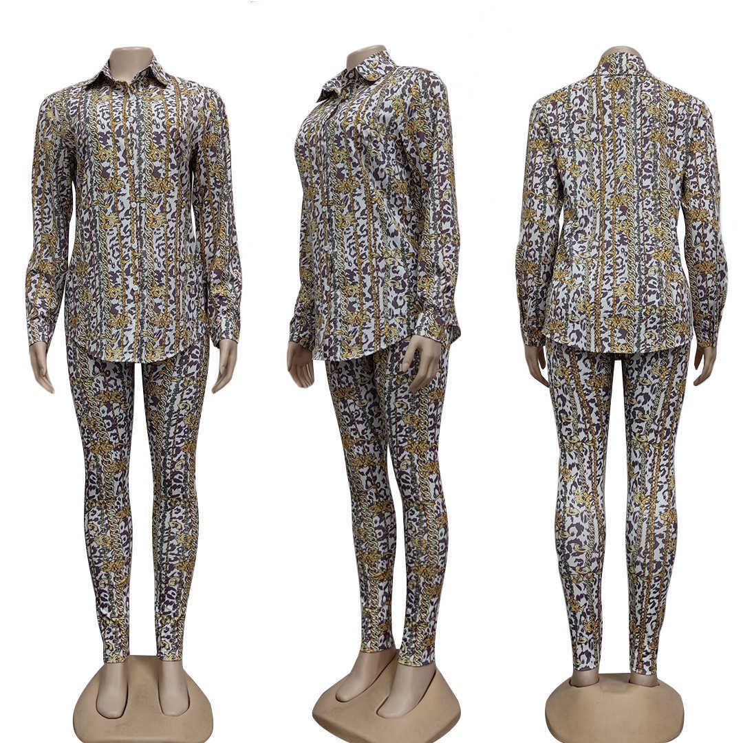 Women Designers tracksuits Clothes 2023 Spring and summer New brand Sports Fashion Digital Printing Two Piece Set