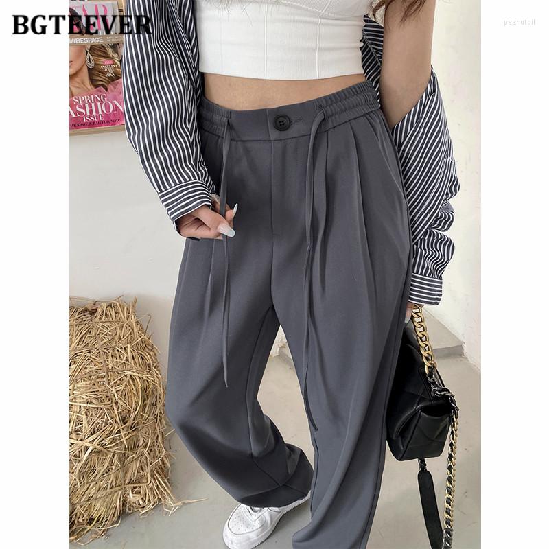 Women's Pants BGTEEVER Spring Summer Loose Pockets Lace-up Women Long High Waist Solid Drawstring Female Wide Leg Trousers, Black
Women's Pants BGTEEVER Spring Summer Loose Pockets Lace-up Women Long High Waist Solid Drawstring Female Wide Leg Trousers, Black