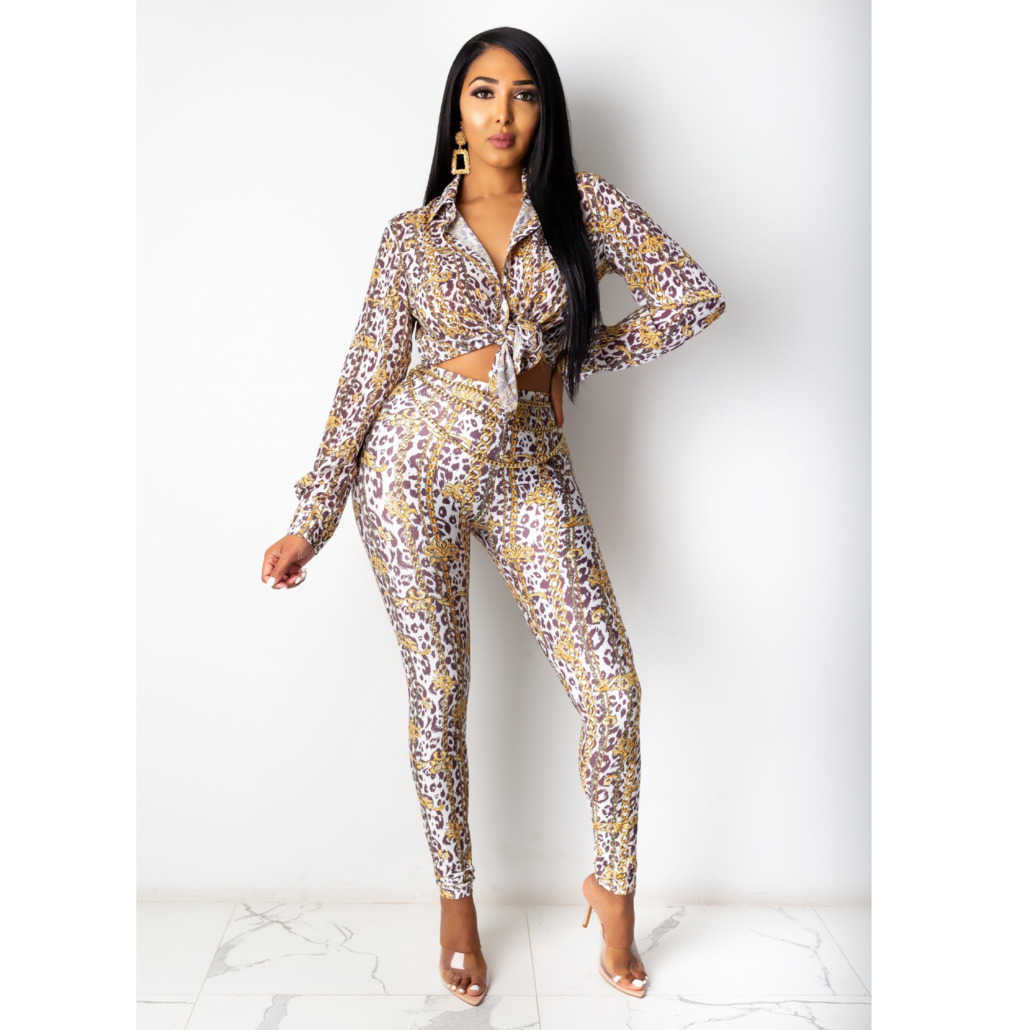 Women Designers tracksuits Clothes 2023 Spring and summer New brand Sports Fashion Digital Printing Two Piece Set
