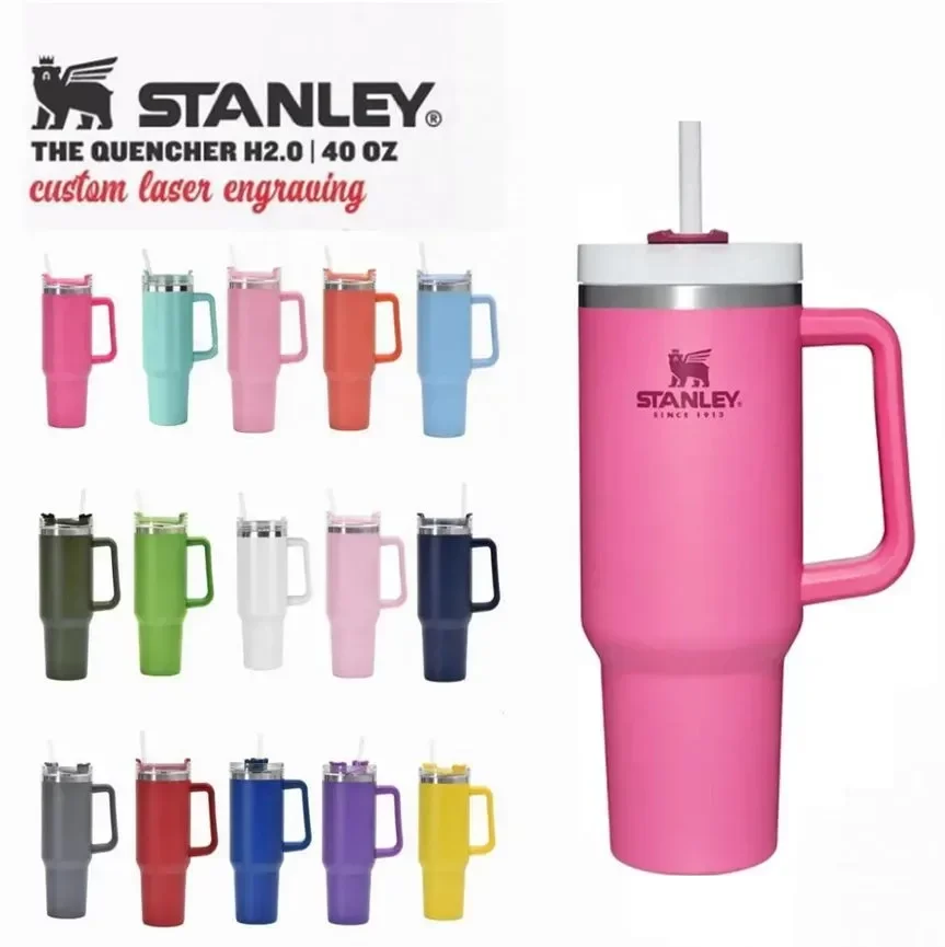 Ready to ship With Logo Stanly 40oz Mug Tumbler With Handle Insulated Lids Straw Stainless Steel Coffee Termos Cup Tumblers, Custom
Ready to ship With Logo Stanly 40oz Mug Tumbler With Handle Insulated Lids Straw Stainless Steel Coffee Termos Cup Tumblers, Custom
