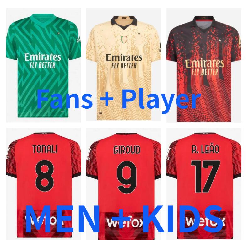 IBRAHIMOVIC 22 23 24 KOCHE soccer jerseys AC MILANS GIROUD DE KETELAERE R. LEAO TONALI THEO DEST football shirt 2023 2024 special fourth 4th men kids kit uniforms
IBRAHIMOVIC 22 23 24 KOCHE soccer jerseys AC MILANS GIROUD DE KETELAERE R. LEAO TONALI THEO DEST football shirt 2023 2024 special fourth 4th men kids kit uniforms