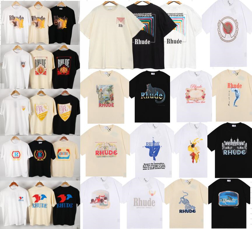 G ALLERY D EPT Mens&Womens Designer RHUDE T-shirts Printed Fashion man T-shirt Cotton Casual Tees Short Sleeve Luxury Hip Hop Streetwear T-Shirts SIZE -XL Q1, As shown
G ALLERY D EPT Mens&Womens Designer RHUDE T-shirts Printed Fashion man T-shirt Cotton Casual Tees Short Sleeve Luxury Hip Hop Streetwear T-Shirts SIZE -XL Q1, As shown