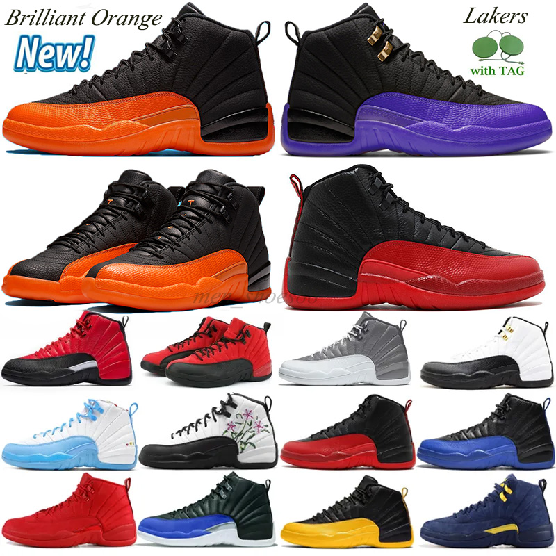 Brilliant Orange 12s Men Basketball Shoes Jumpman 12 mens Lakers trainers Floral Black Taxi Michigan The master Hyper Royal sports sneakers With box, Twist 40-47
Brilliant Orange 12s Men Basketball Shoes Jumpman 12 mens Lakers trainers Floral Black Taxi Michigan The master Hyper Royal sports sneakers With box, Twist 40-47