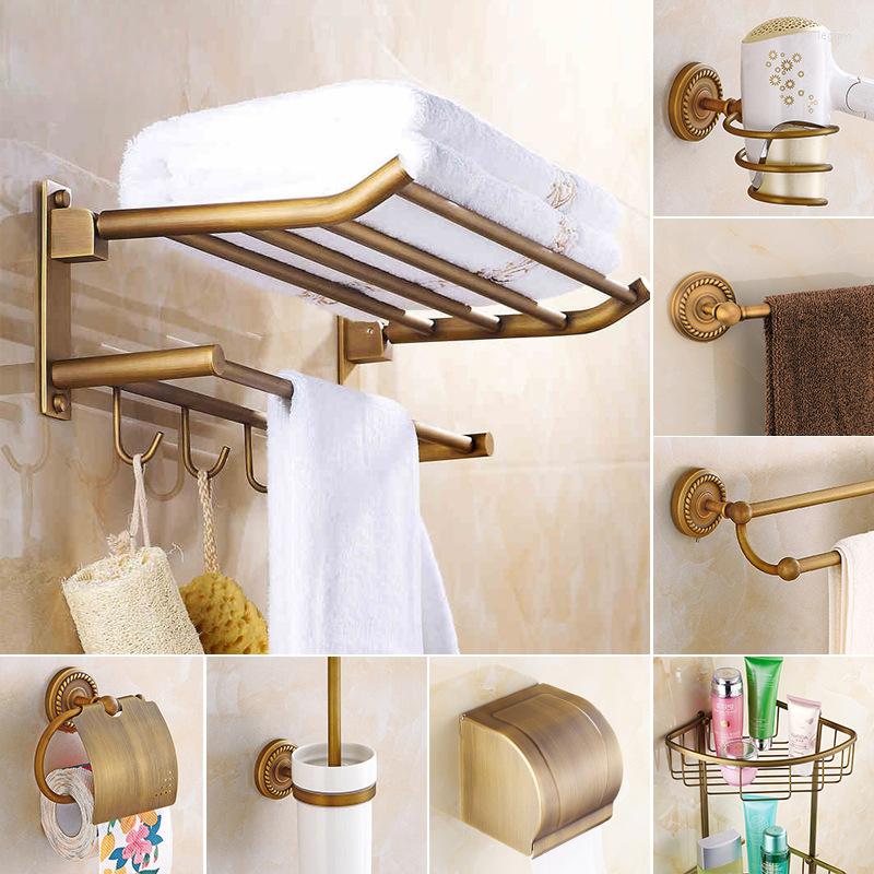 Bath Accessory Set European Style Antique Towel Rack Storage Bronze Bathroom Accessories Sets Toilet Paper Holder Kitchen Decor
Bath Accessory Set European Style Antique Towel Rack Storage Bronze Bathroom Accessories Sets Toilet Paper Holder Kitchen Decor