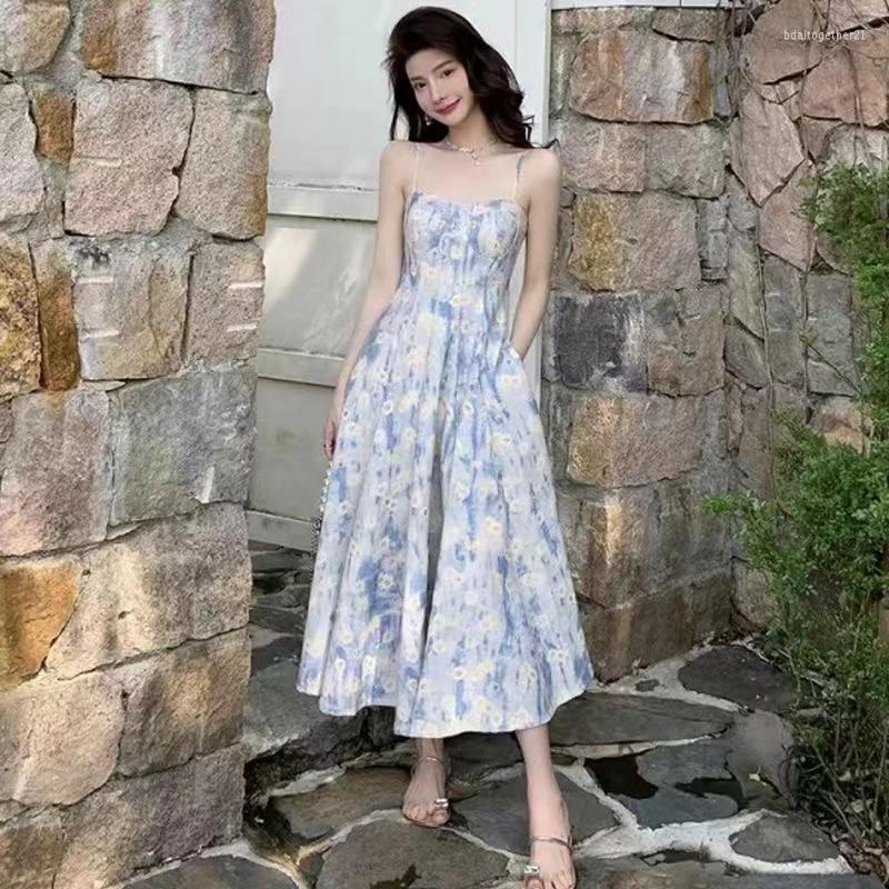 Casual Dresses Summer Sexy Dress For Women 2023 French Blue Oil Painting Beach Long Cinched Waist Tight Floral Slip, Beige
Casual Dresses Summer Sexy Dress For Women 2023 French Blue Oil Painting Beach Long Cinched Waist Tight Floral Slip, Beige