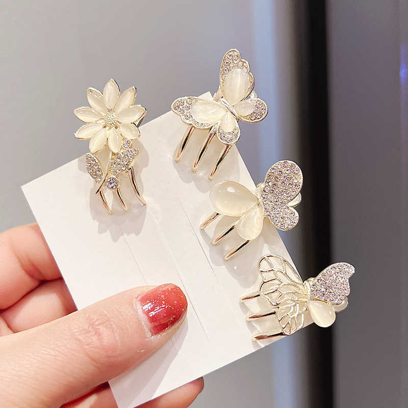 Other Mini Butterfly Hair Clips Cute Hair Women Elegant Metal Flower Hairpin Barrettes Accessories