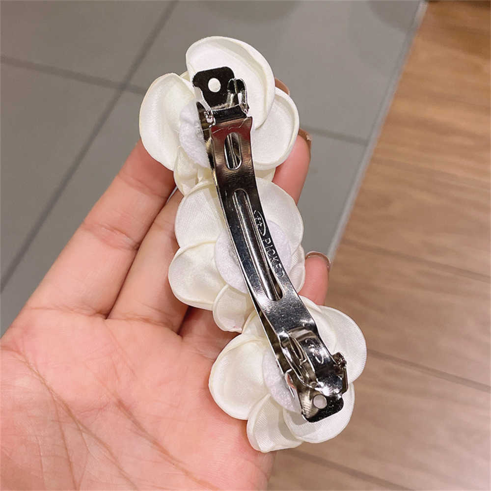 Other New Fashion Women Camellia Spring Hair Net Yarn Hairpins Wedding Hairgrip For Girls Barrettes Hair Accessories