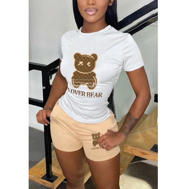 Women Tracksuits Summer Shorts Designer Two Piece Set 2023 New Thickened Hooded Bear Pattern Sweater Trousers Casual Sports Jogging Suits, Red-short
Women Tracksuits Summer Shorts Designer Two Piece Set 2023 New Thickened Hooded Bear Pattern Sweater Trousers Casual Sports Jogging Suits, Red-short