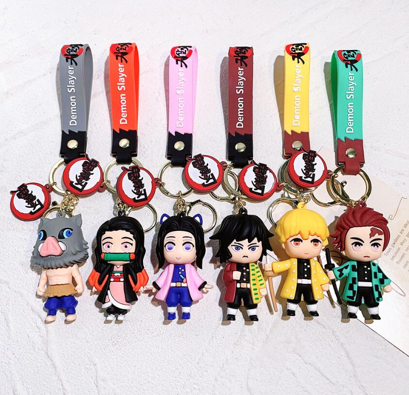 Cute DE MON SLAYER Animation Jewelry KeyChain PVC Key Ring Accessories kids birthday gift, Mix/tell me choice
Cute DE MON SLAYER Animation Jewelry KeyChain PVC Key Ring Accessories kids birthday gift, Mix/tell me choice
