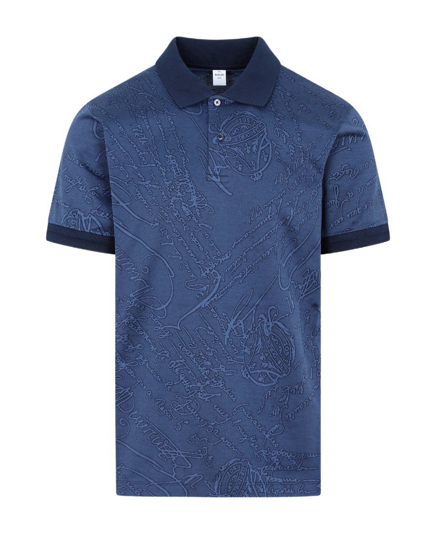 Men Polos berluti Mens Clothing Short Sleeve Lapel Business Leisure Summer Printing T-shirt, Blue
Men Polos berluti Mens Clothing Short Sleeve Lapel Business Leisure Summer Printing T-shirt, Blue