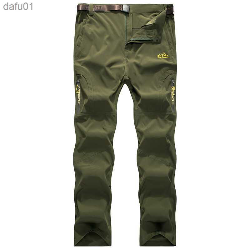 Stretch Hiking Pants Men Summer Quick Dry Trousers Mens Outdoor joggers Cago Pants Male Travel/Fishing/Trekking Pant pantalones L230520