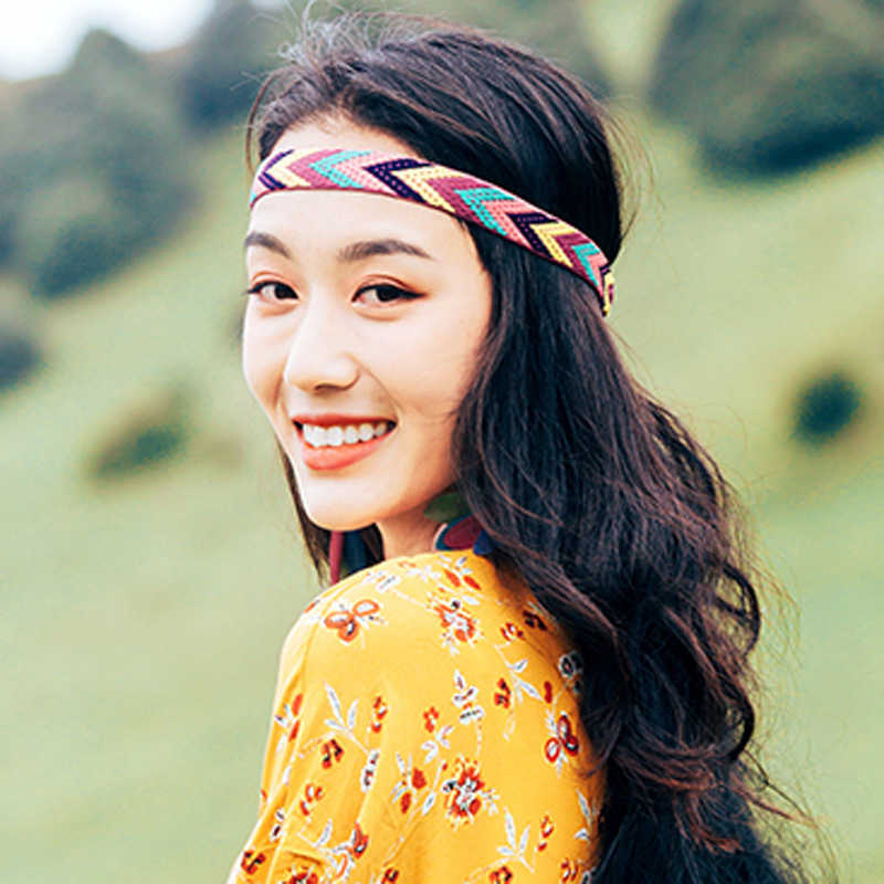 Other Colorful Braided Headbands Bandanas Hairband For Girls Summer Beach Party Hair Accessories