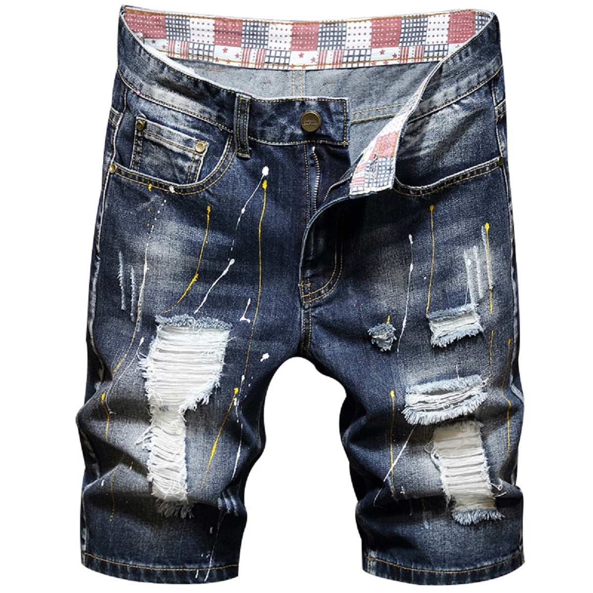 Mens Jeans Ripped Short Clothing Bermuda Cotton Shorts Breathable Denim Male Fashion Size 2840 230606
