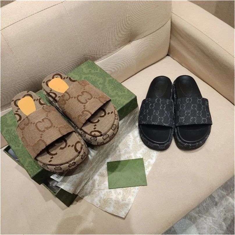 Platform Designer Home Shoes Women Slippers Casual Slides Thick Sole Rubber Slip-on Beach Sandals Eur35-44 SUPER1STSLIPON02G5
Platform Designer Home Shoes Women Slippers Casual Slides Thick Sole Rubber Slip-on Beach Sandals Eur35-44 SUPER1STSLIPON02G5