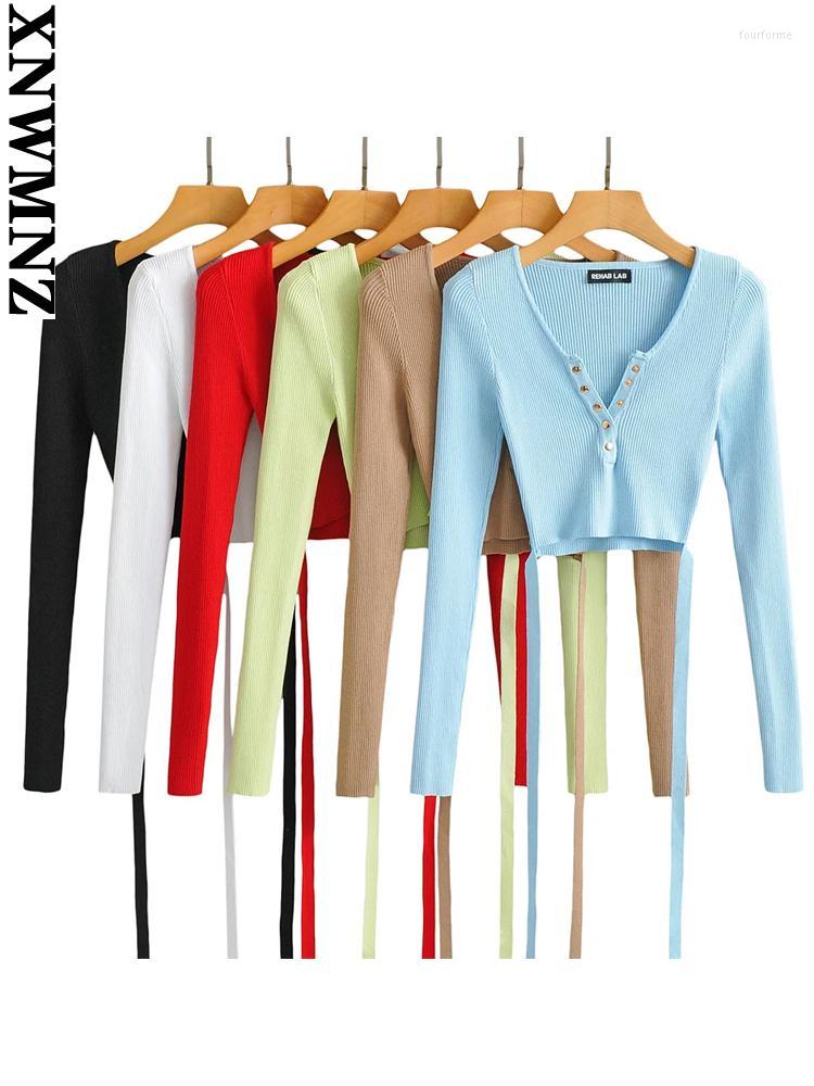 Women's Sweaters XNWMNZ Korean Style Women 2023 Fashion Lace-up Cropped Knitted Sweater Vintage V Neck Long Sleeve Female Outerwear Chic, Picture color
Women's Sweaters XNWMNZ Korean Style Women 2023 Fashion Lace-up Cropped Knitted Sweater Vintage V Neck Long Sleeve Female Outerwear Chic, Picture color